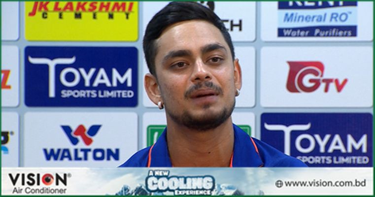 ৩০০ করার ভালো সুযোগ ছিল, পরেরবার আর হাতছাড়া করব না : ঈষান
